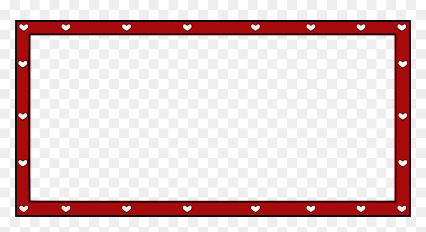 Heart Border Clip Art, HD Png Download - holiday borders png