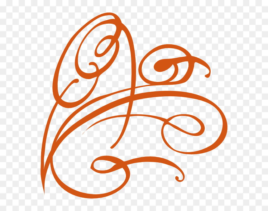 Gold Decorative Swirl Clip Art, HD Png Download - burnt png