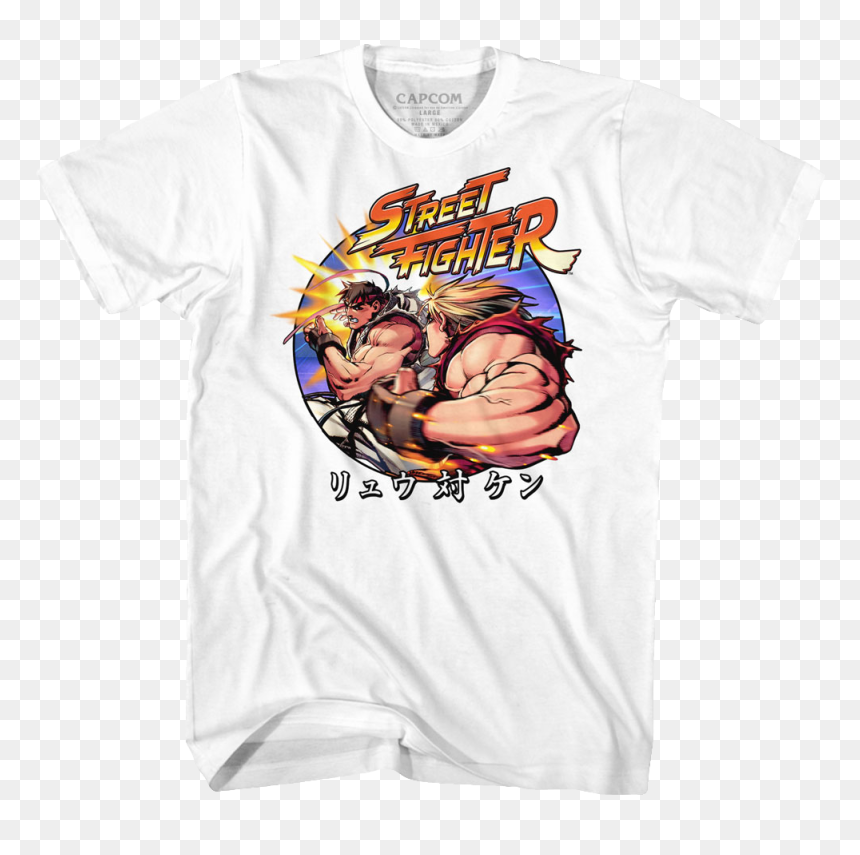 T-shirt, HD Png Download - street fighter ken png