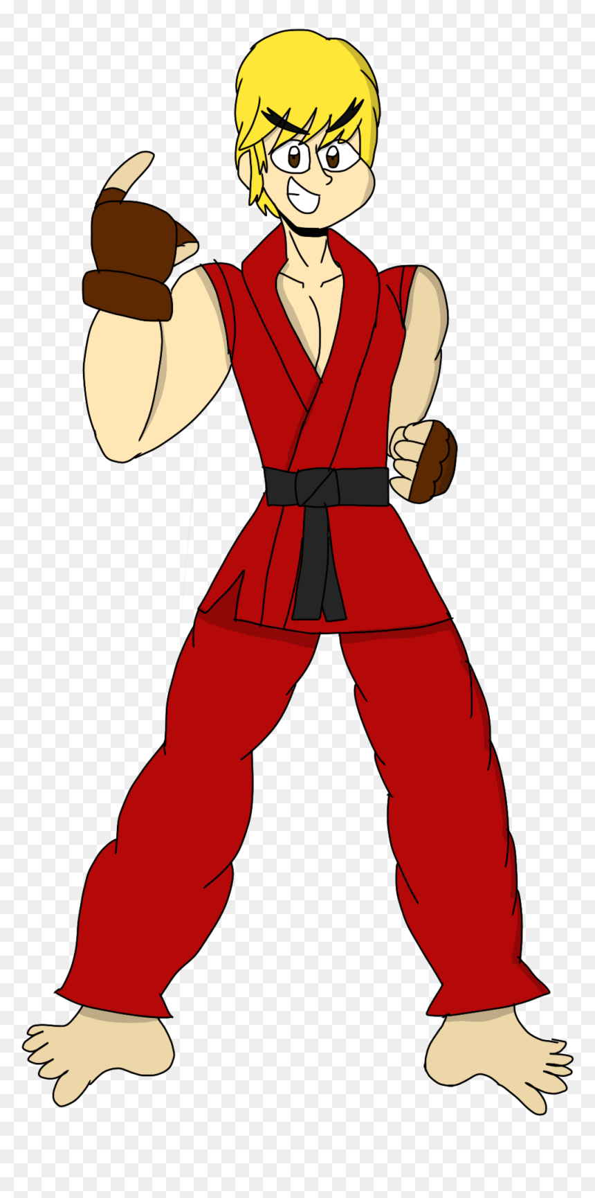 Cartoon, HD Png Download - street fighter ken png