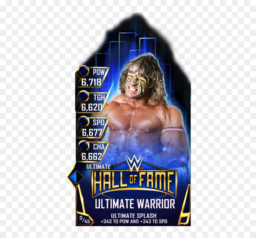 Wwe Supercard Hall Of Fame Cards, HD Png Download - ultimate warrior png