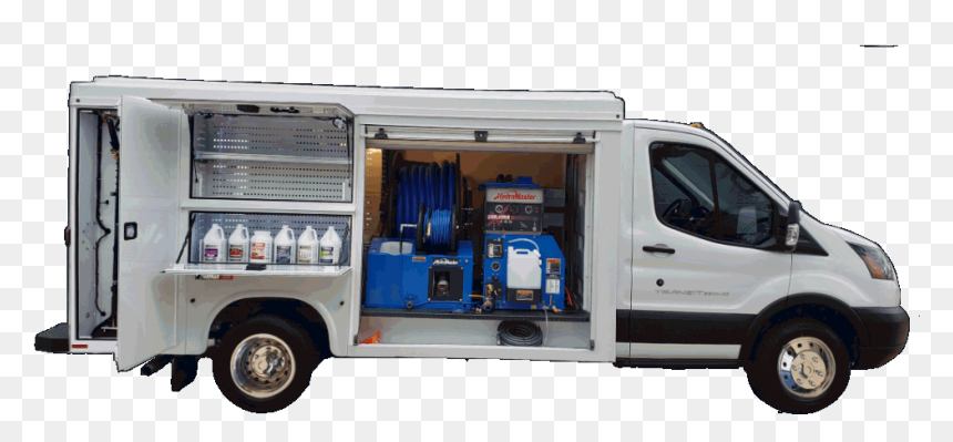 Selection2 - Carpet Cleaning Van, HD Png Download - box truck png