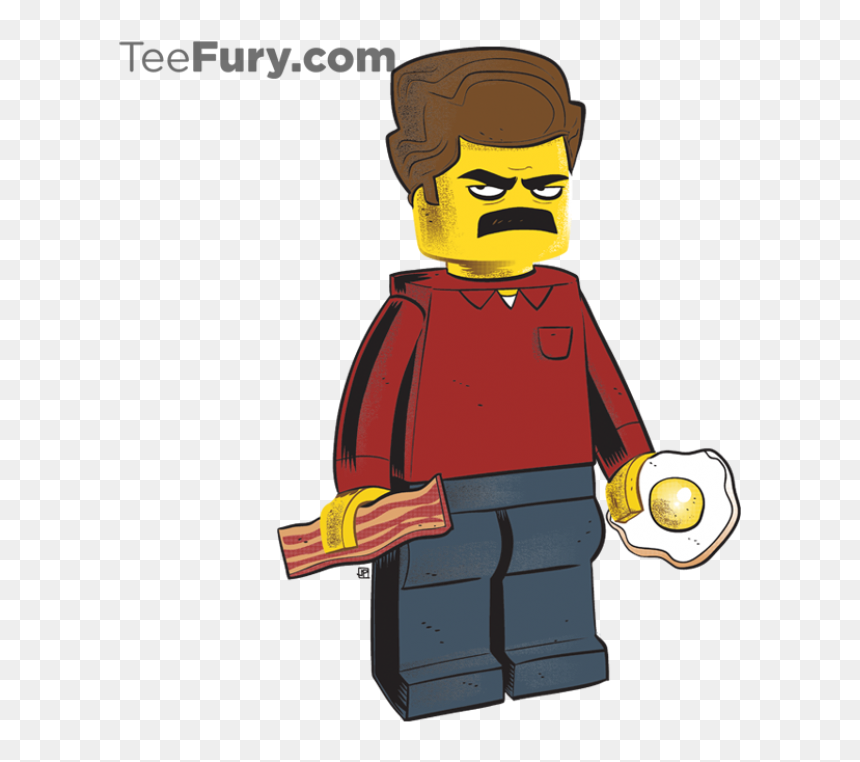 Teefury, HD Png Download - ron swanson png