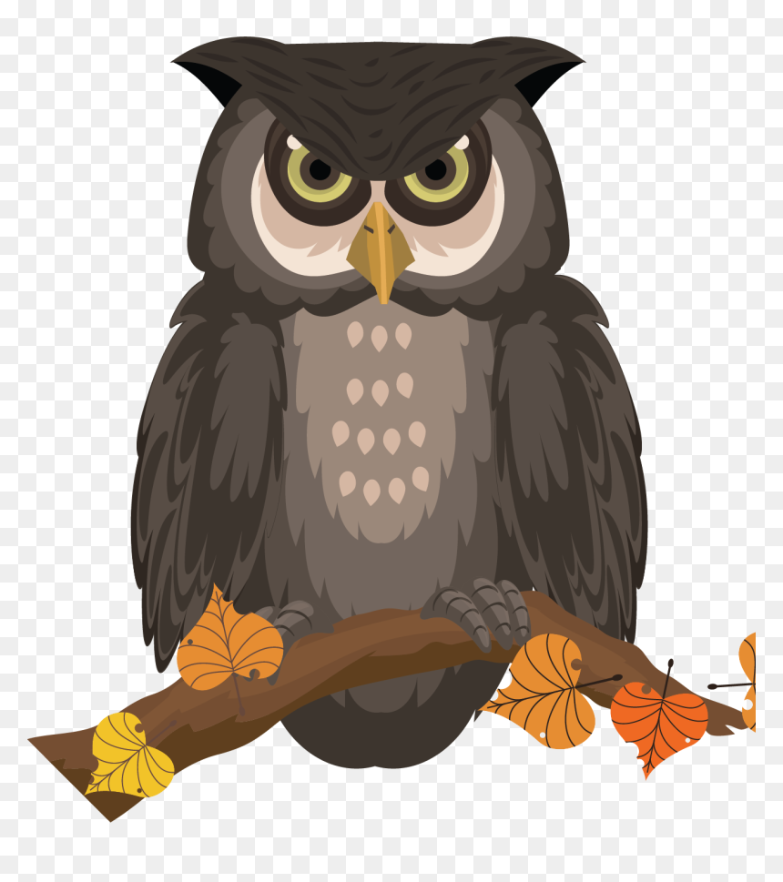 Great Horned Owl, HD Png Download - owl silhouette png