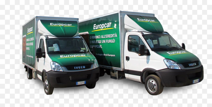 Europcar Van Ad , Png Download - Commercial Vehicle, Transparent Png - box truck png