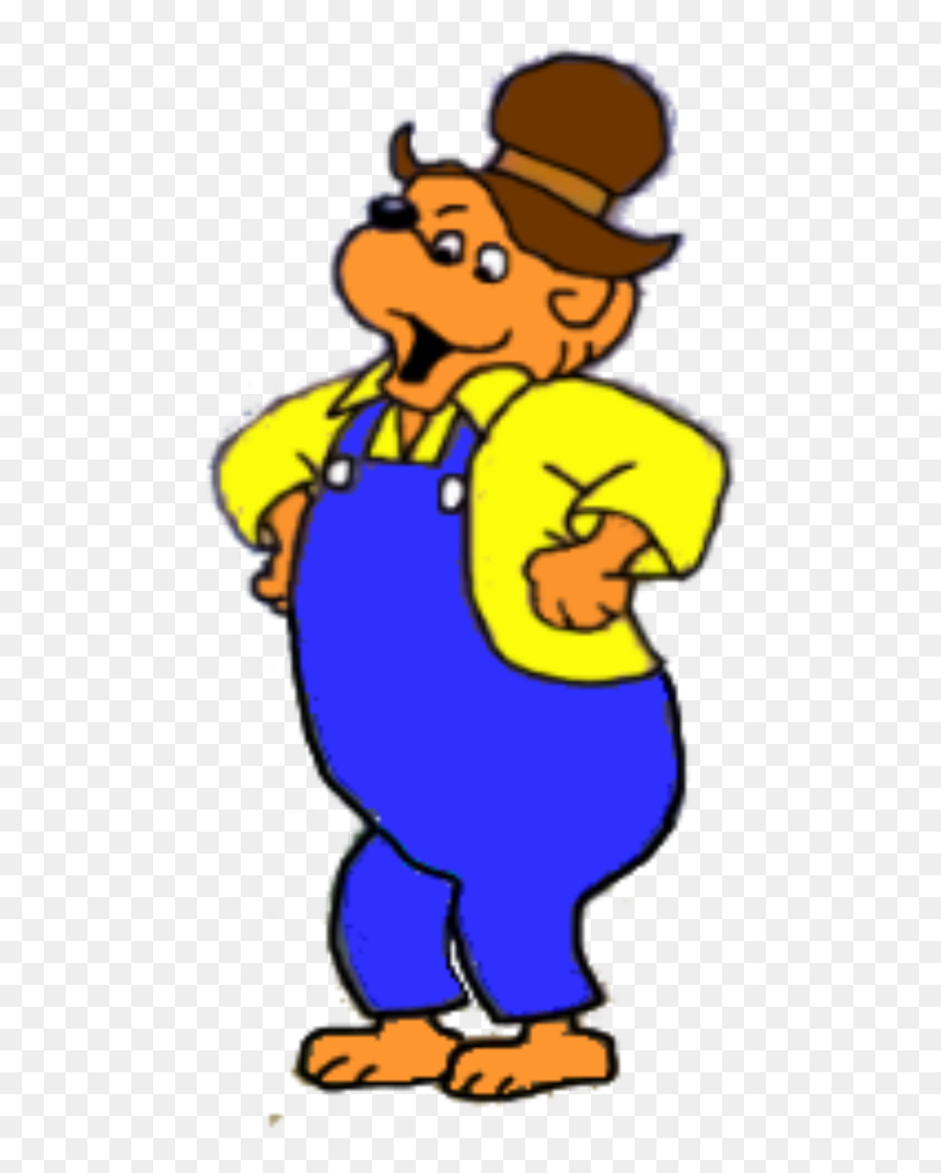 Berenstain Bears Clipart At Getdrawings - Berenstain Bears Papa, HD Png Download - standing bear png