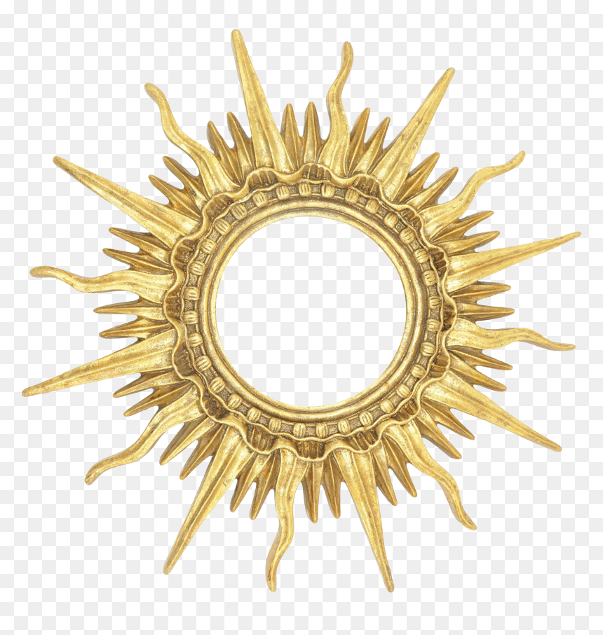 Picture Frame, HD Png Download - gold starburst png