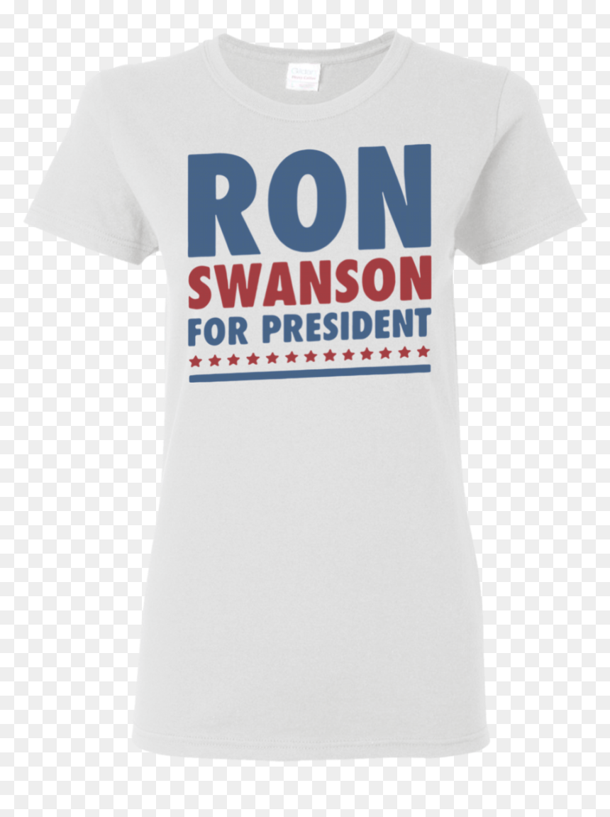 Ron Swanson For President Shirt - T-shirt, HD Png Download - ron swanson png