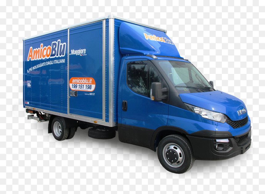 Veicolo - Iveco Daily 35 150 Rg Box, HD Png Download - box truck png