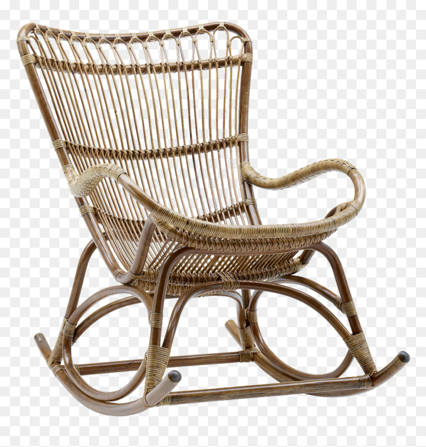 Wicker Outdoor Rocking Chair, HD Png Download - rocking chair png