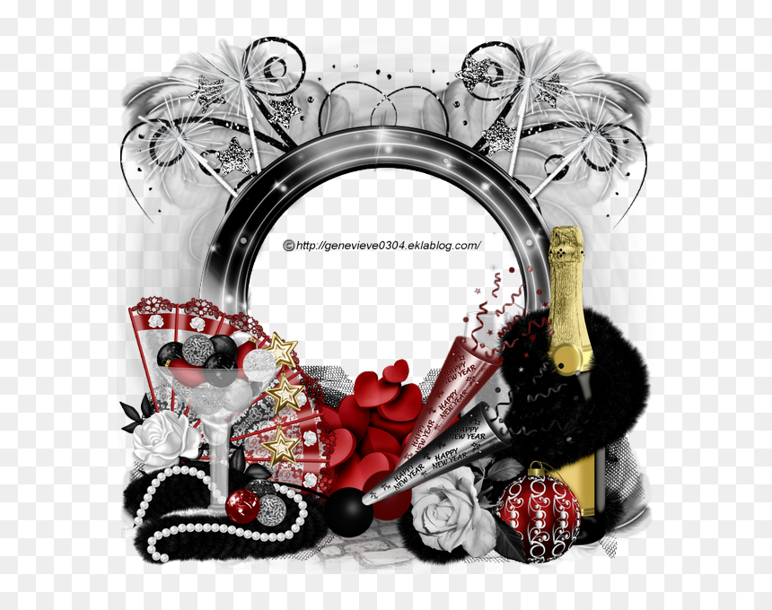 339652cluster - New Year Clusters Png, Transparent Png - cute frame png