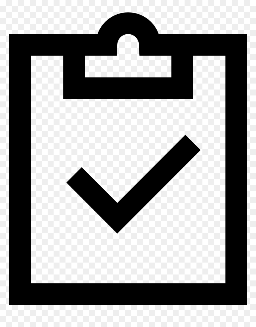 Transparent Inspection Png - Clipboard With Check Icon, Png Download - clipboard clipart png