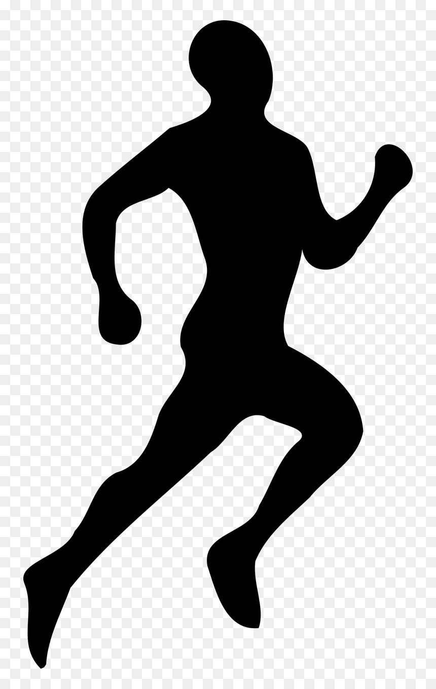 Jogging Sport Cross Country Skier Free Photo - Sport Png, Transparent Png - gear silhouette png