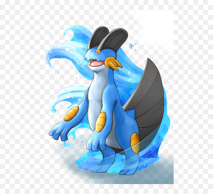 View Swampert , - Cartoon, HD Png Download - swampert png
