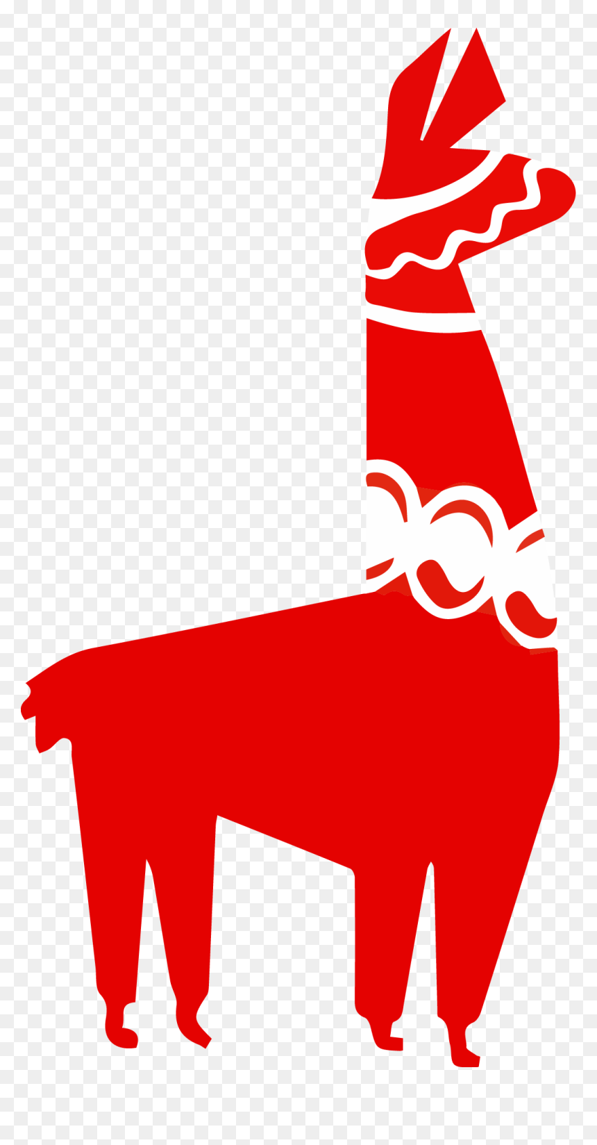 Red Llama Clipart , Png Download - Red Llama Clipart, Transparent Png - llamas png