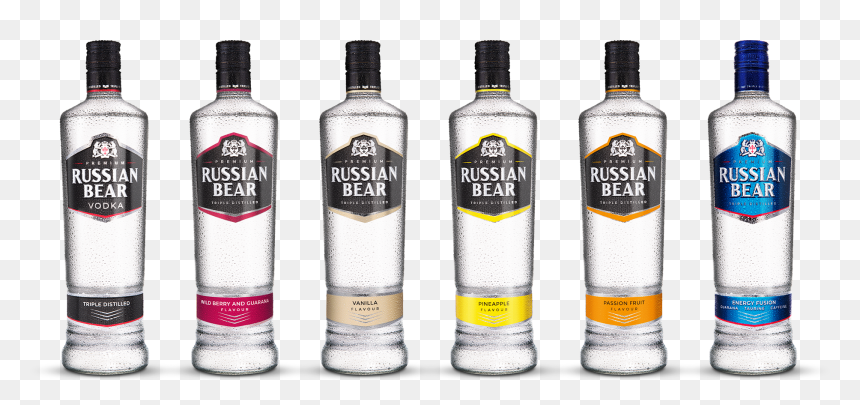 Russian Bear Vodka Flavours, HD Png Download - russian vodka png