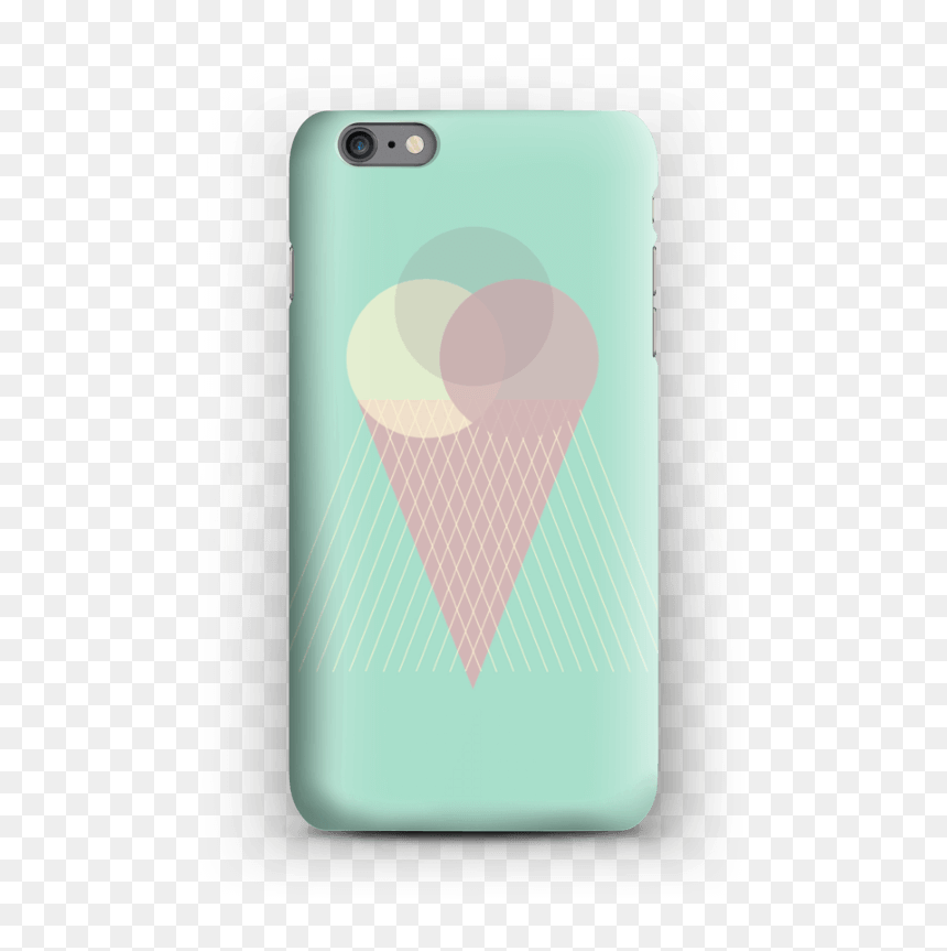 Mint Green Ice Cream Case Iphone 6s Plus , Png Download - Ice Cream Cone, Transparent Png - iphone 6s plus png