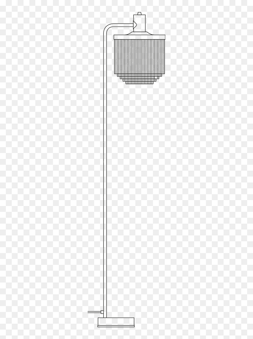 Fringe Floor Lamp Illustration - Lampshade, HD Png Download - floor lamp png