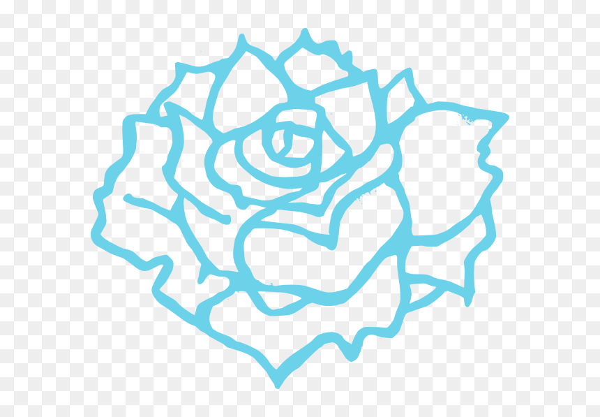 Transparent Spring Clip Art Png - Rose Clip Art Black And White, Png Download - spring clipart png