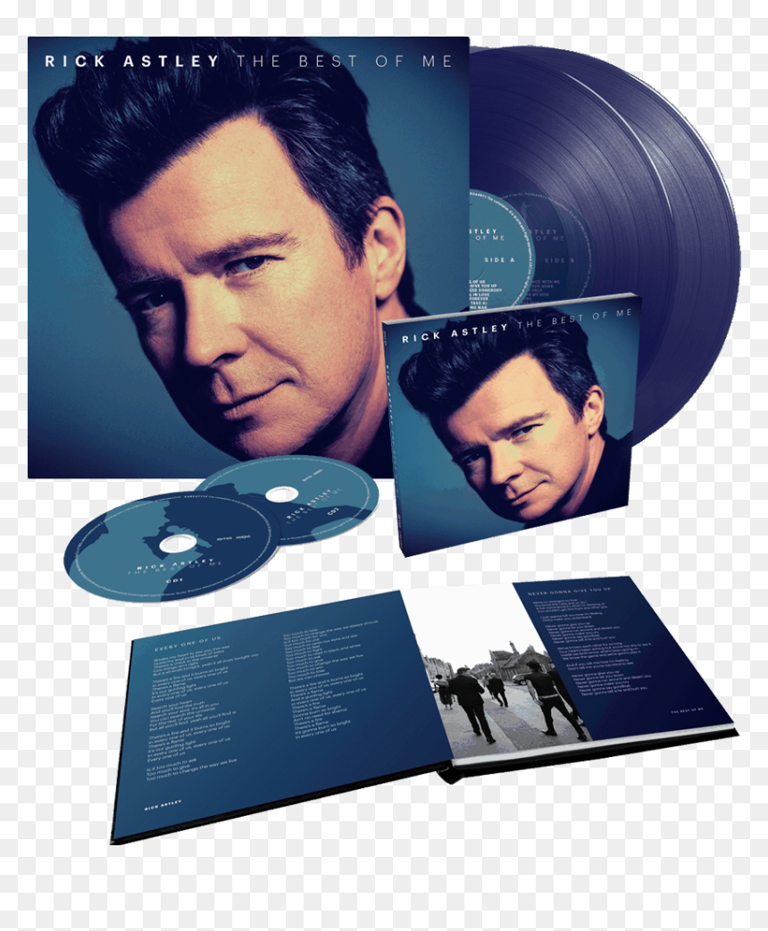 The Best Of Me Deluxe 2cd Limited Edition Clear - Rick Astley The Best Of Me, HD Png Download - rick astley png