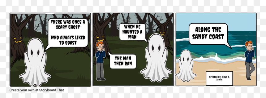 Creation Storyboard Scary, HD Png Download - scary ghost png