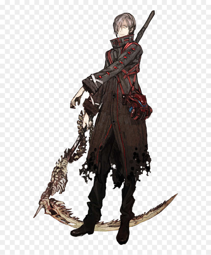 Char Fides - Am Setsuna Characters, HD Png Download - grim reaper scythe png