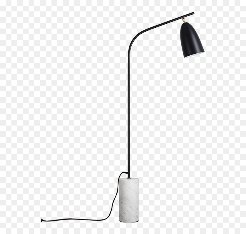 Mel Floor Mumoon Black White - Lamp, HD Png Download - floor lamp png