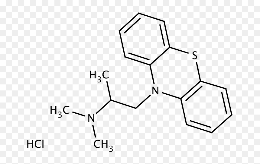 Promethazine Hydrochloride - Acid, HD Png Download - promethazine png