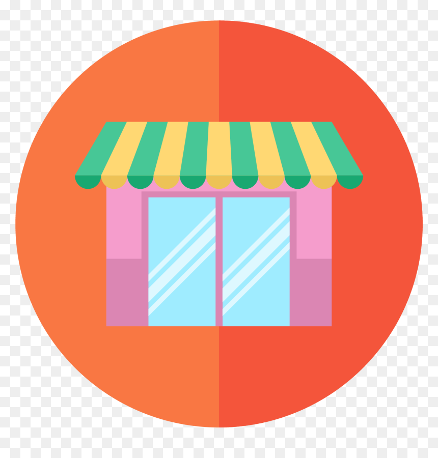 Dome Awning Png Clip Art Image - Icon Quầy Bán Hàng, Transparent Png - awning png