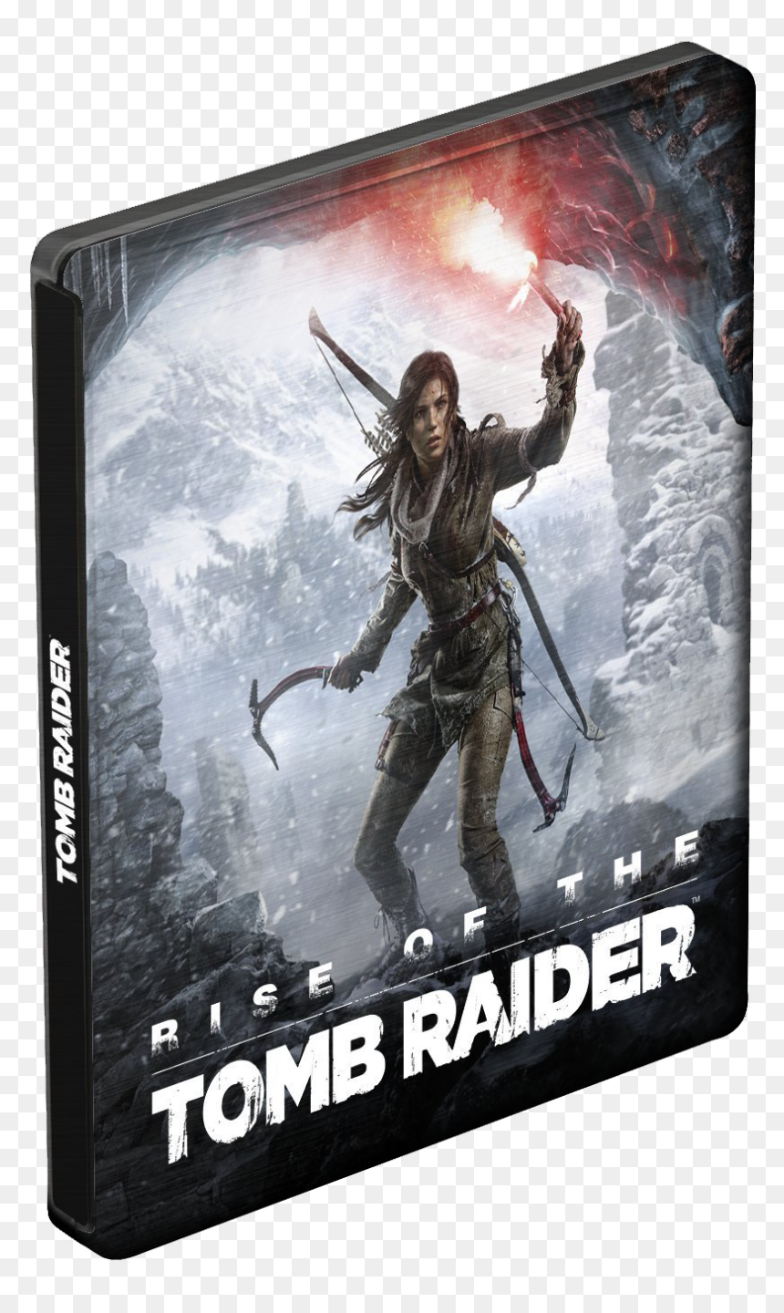 New Steel Box For Rise Of The Tomb Raider - Rise Of The Tomb Raider Xbox One Steelbook, HD Png Download - rise of the tomb raider png