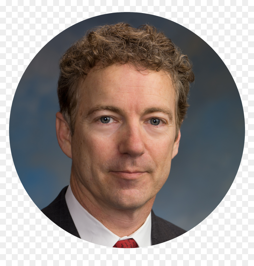 File - Paul Circle - Rand Paul, HD Png Download - celebrity face png