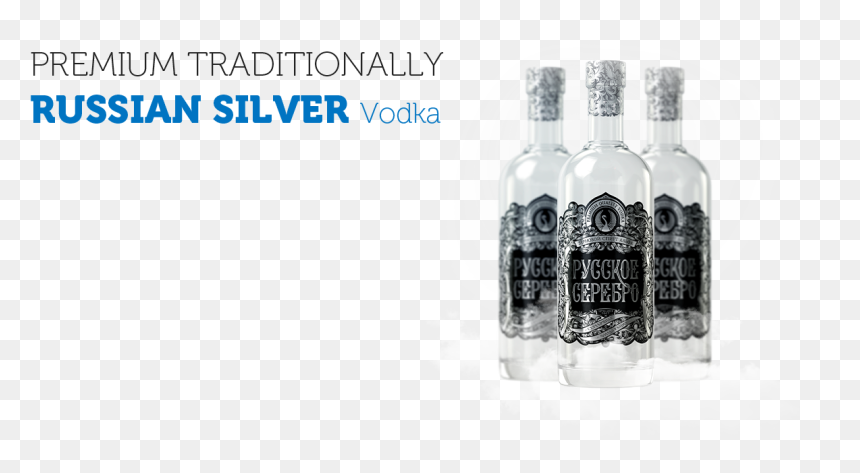 Glass Bottle, HD Png Download - russian vodka png