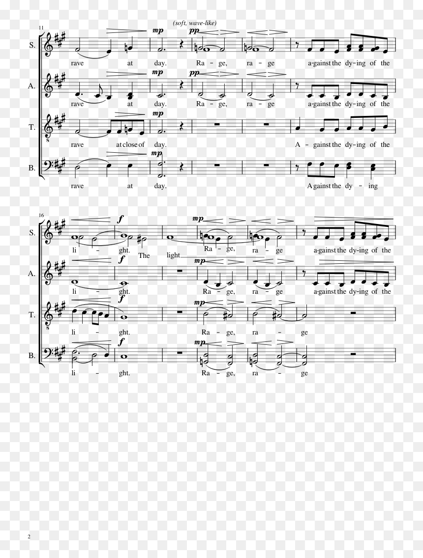 The Dying Light Sheet Music Composed - Sheet Music, HD Png Download - dying light png