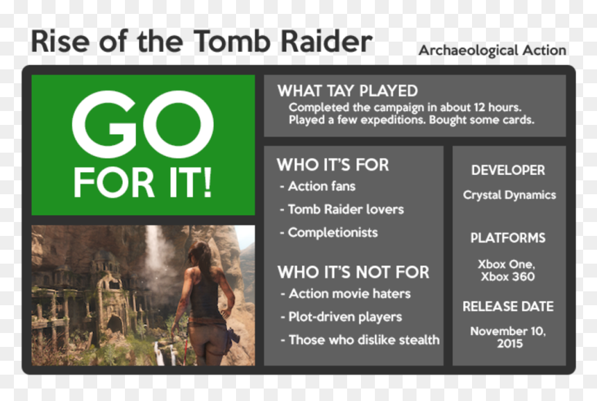 Microsoft Rise Of The Tomb Raider For Xbox One , Png - Portable Network Graphics, Transparent Png - rise of the tomb raider png