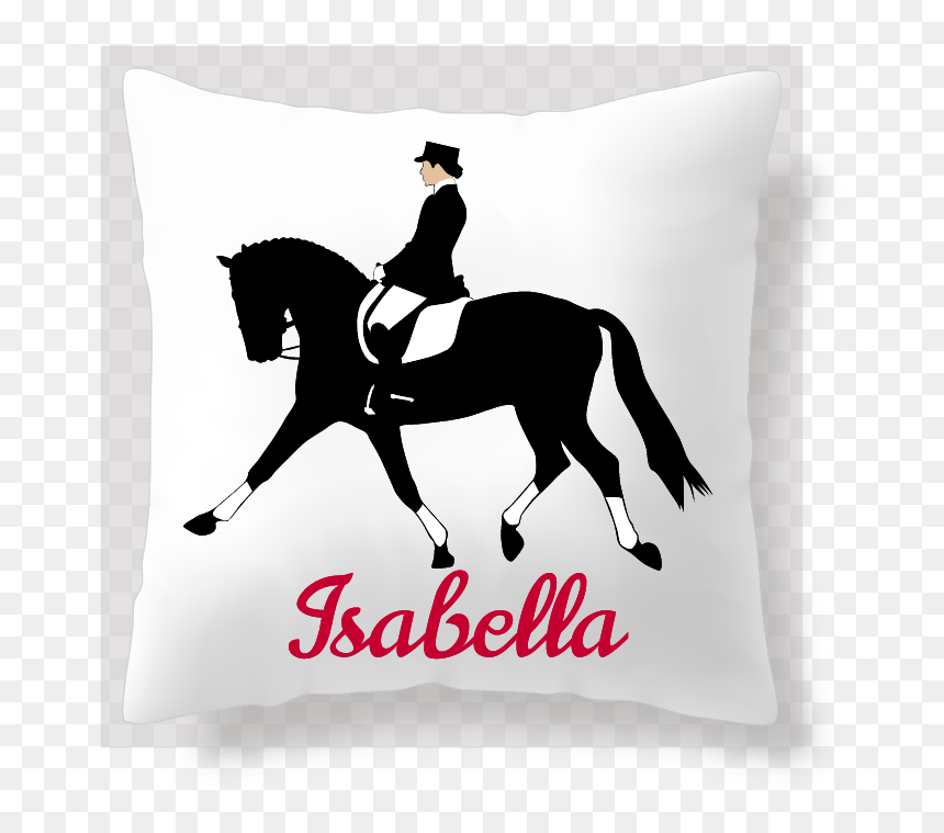 Silhouette D Équitation, HD Png Download - white pillow png