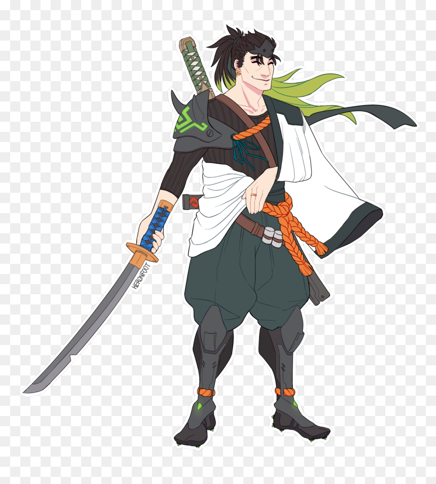 Cartoon, HD Png Download - genji sword png