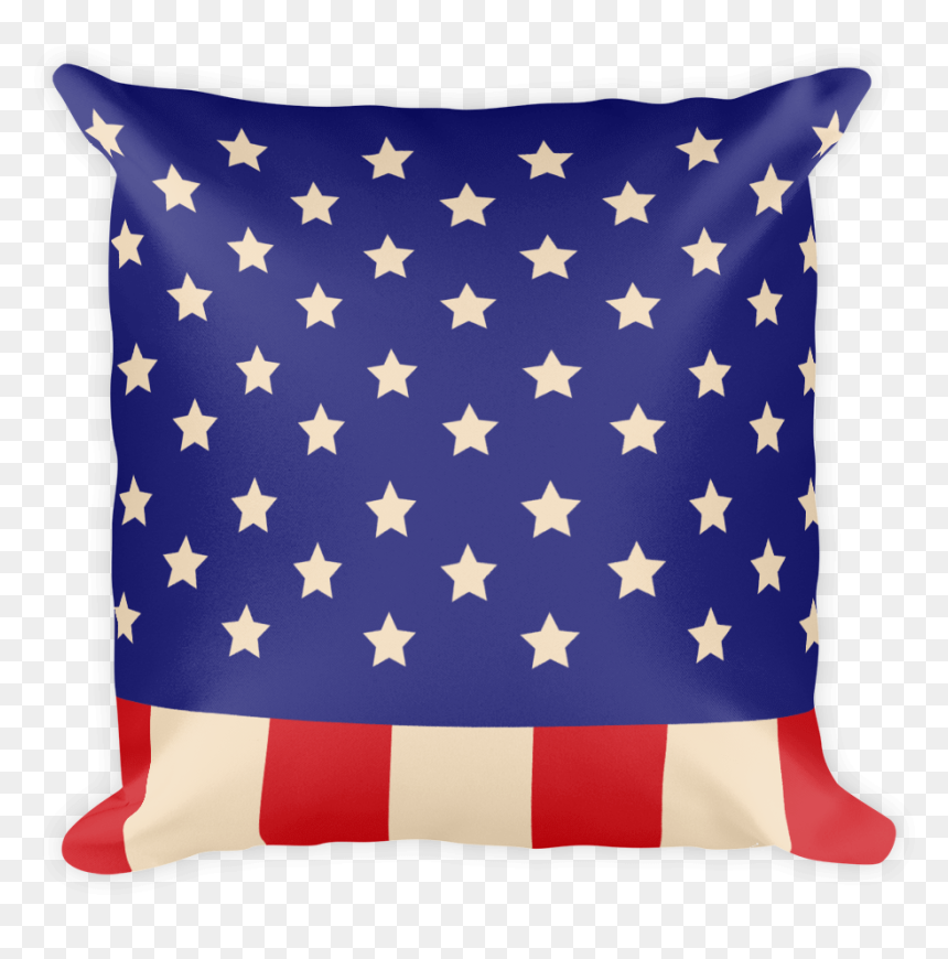 American Stars Square Pillow - Throw Pillow, HD Png Download - american stars png
