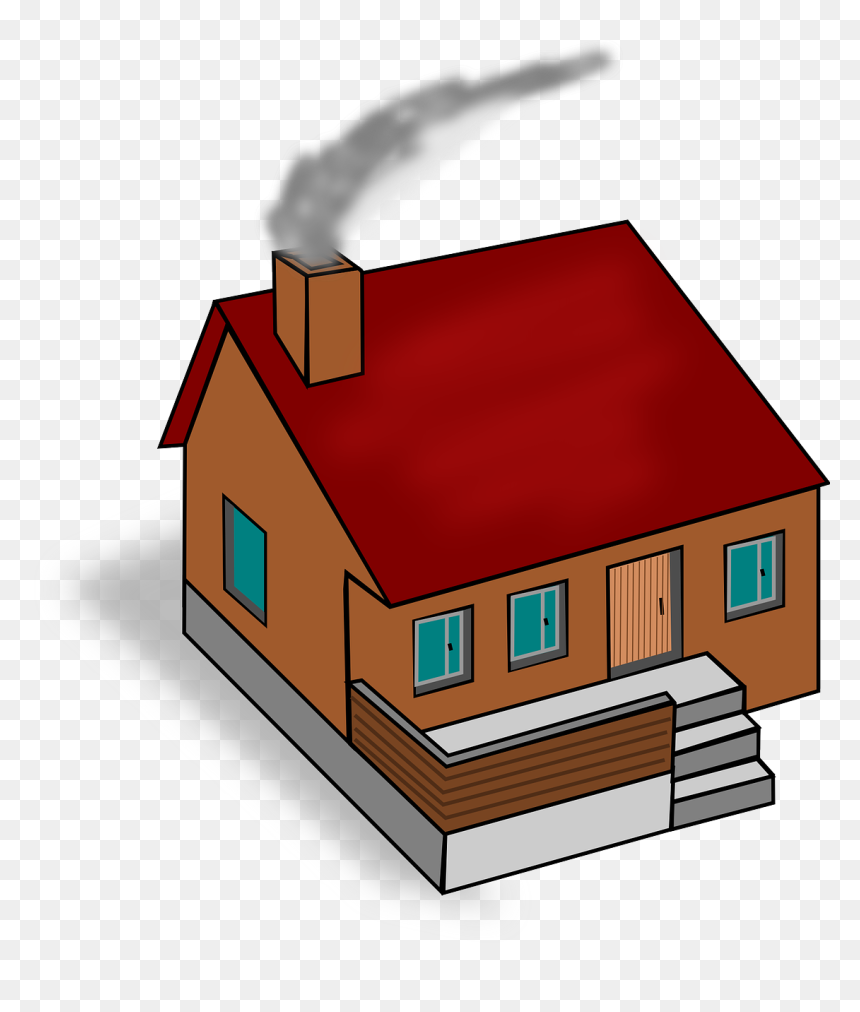 House Chimney Clipart, HD Png Download - chimney png