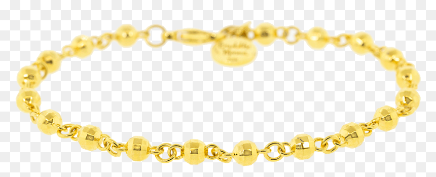 珠子 金 手链, HD Png Download - gold disco ball png
