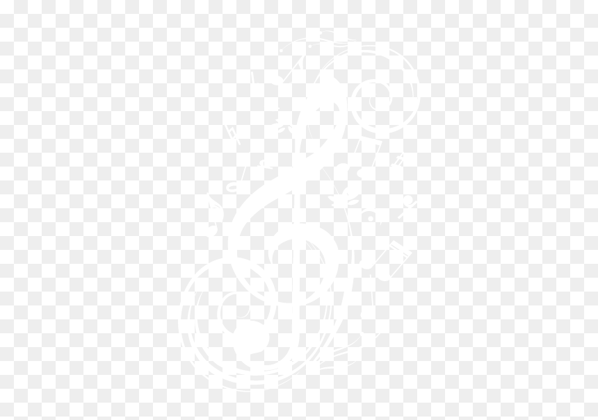 Johns Hopkins Logo White, HD Png Download - clave de sol png