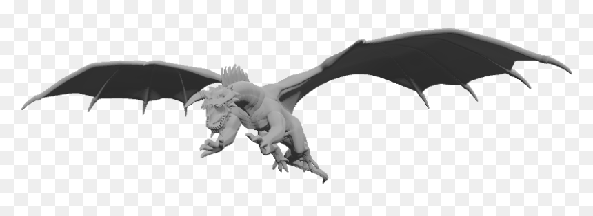 Vampire Bat, HD Png Download - black dragon png
