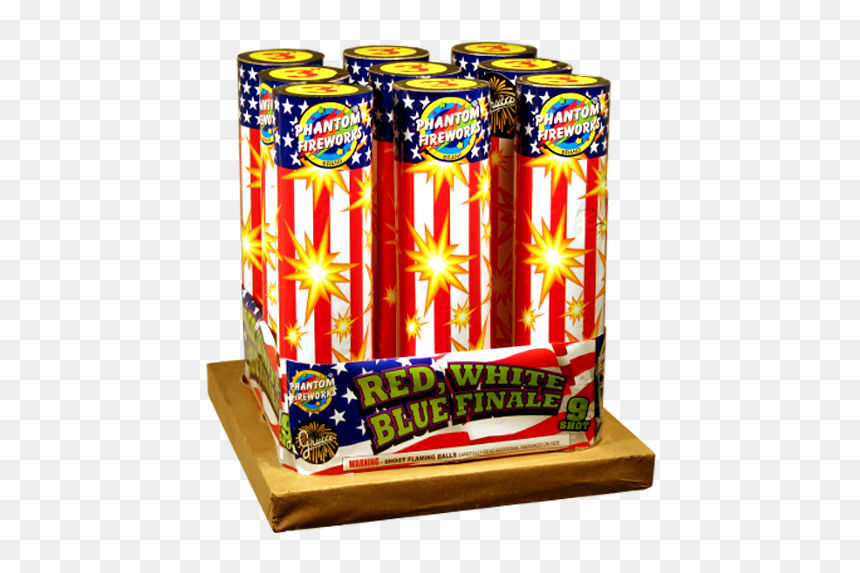 Finale Racks Red White And Blue - White, HD Png Download - red white and blue fireworks png