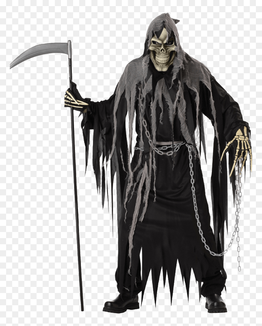 Mr Grim Halloween Costume, HD Png Download - grim reaper scythe png