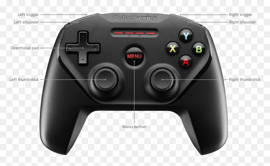 Apple Tv Gaming Controller, HD Png Download - game controller.png