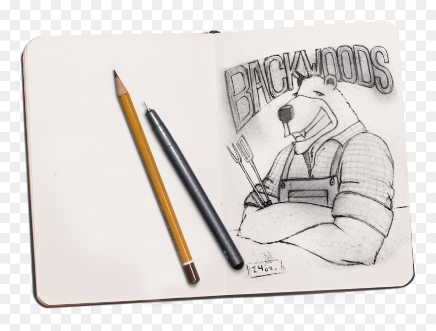 Responsive Image - Sketch, HD Png Download - backwood png