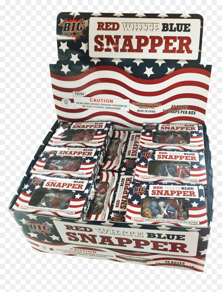 Red White & Blue Premium Snapper"
 Title="red White - Wrapping Paper, HD Png Download - red white and blue fireworks png
