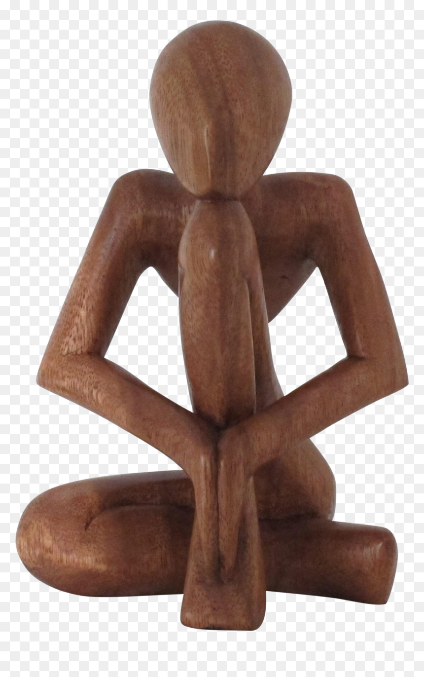 Abstract Female Statue Png - Sitting, Transparent Png - abstract sculpture png
