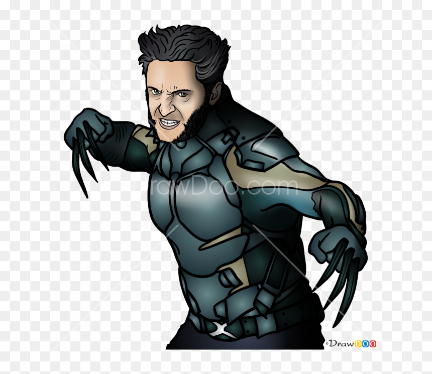 Hugh Jackman Png - Hugh Jackman Wolverine Pencil Sketch, Transparent Png - hugh jackman png