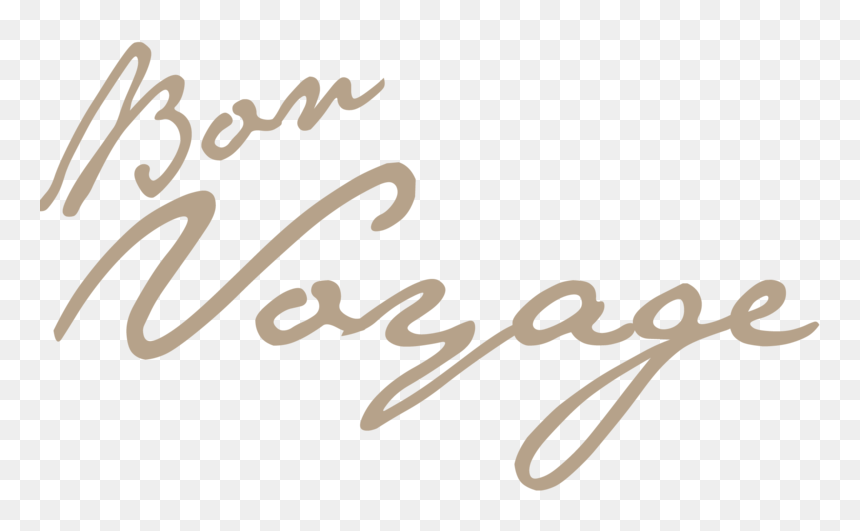 Bon Voyage Png Free - Bon Voyage No Background, Transparent Png - strong emoji png