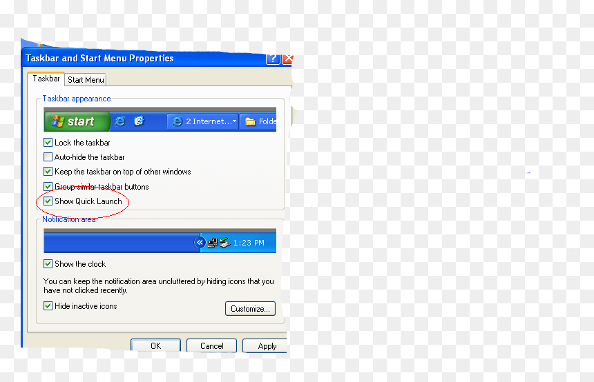 Screenshot, HD Png Download - windows xp taskbar png